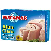 Pescamar atún claro en aceite de girasol 143 g