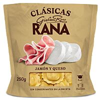 Rana pasta ravioli jamón y queso 250 g
