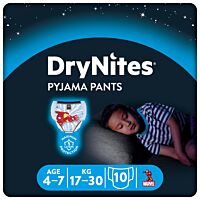 Drynites pañal niño 17-30 kg 4-7 años 10 uds