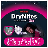 Drynites pañal niña 30 - 48 kg 9 ud