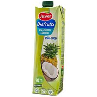 Juver Disfruta bebida de piña y coco sin azúcares añadidos 1 l