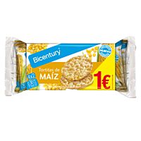 Bicentury tortitas de maíz con sal 60 g