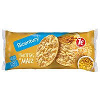 Bicentury tortitas de maíz con sal 60 g