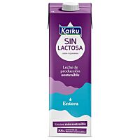 Kaiku leche entera sin lactosa 1 l