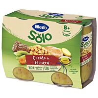 Hero Baby recetas ceaseras tarritos cocido de ternera (+ 8 meses) 2 x 190 g