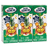 Don Simón zumo de piña y uva exprimido 3 x 20 cl