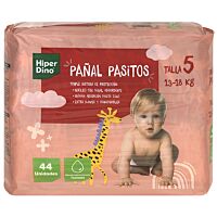 HiperDino pañal talla 5 13-18 kg 44 ud