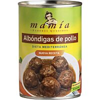 Mamia albóndigas de pollo con champiñones en salsa 400 g
