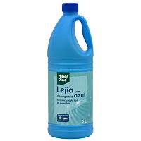 HiperDino lejía con detergente azul 2 l