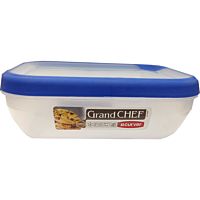 Curver hermético rectangular grand chef azul 1,2 lt