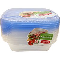 Curver tupper hermético sandwich 5 ud